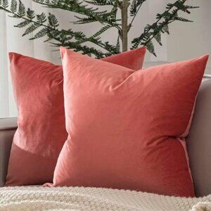Coral Pillow Cover Set 28x28